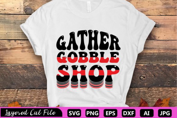 GATHER GOBBLE SHOP RETRO SVG: A Designer's Review