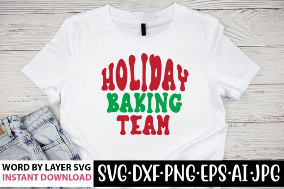 Holiday Baking Team Retro SVG Review