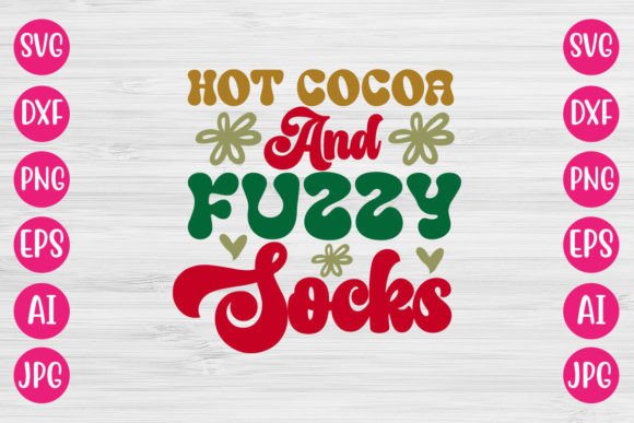 Hot Cocoa and Fuzzy Socks RETRO SVG Review