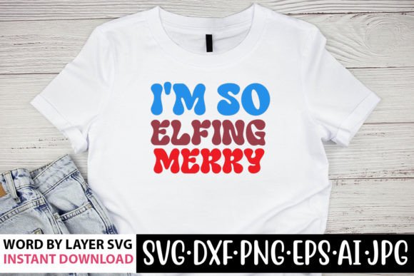 Im So Elfing Merry Retro SVG Review