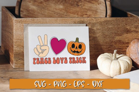 Peace Love Trick Retro SVG Review