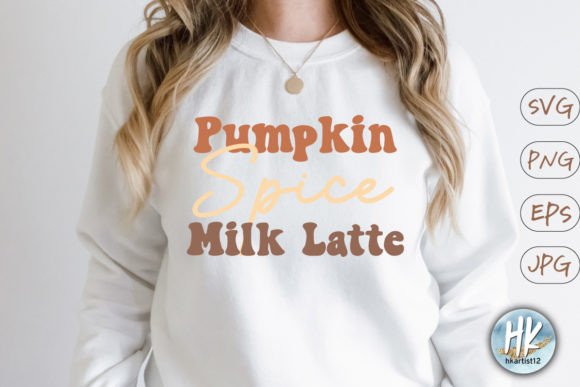 Pumpkin Spice Milk Latte Retro SVG Review