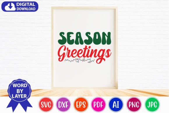 Season Greetings Retro Svg Review