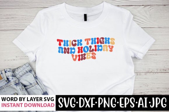 Thick Thighs and Holiday Vibes Retro SVG Review