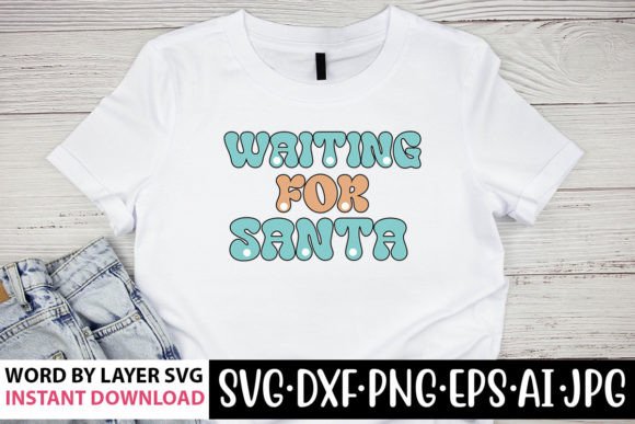 Waiting for Santa Retro SVG Review
