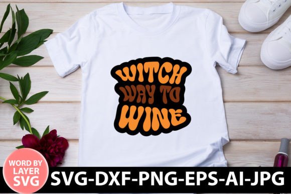 Witch Way to Wine Retro SVG Review